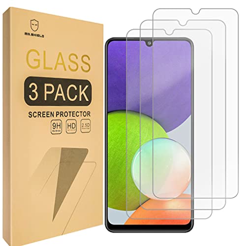 Mr.Shield Schutzfolie Kompatibel mit Samsung Galaxy A22 4G [NOT fit For 5G Folie] [3 Stück] Schutzglas Schutzglasfolie 9H Härte, HD Klare Displayschutzfolie von Mr.Shield