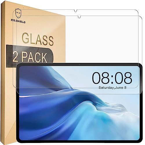 Mr.Shield Schutzfolie Kompatibel mit TECLAST T50 / TECLAST T50 Pro 2023 Tablet 11 Inch [2 Stück] Schutzglas Schutzglasfolie 9H Härte, HD Klare Displayschutzfolie von Mr.Shield