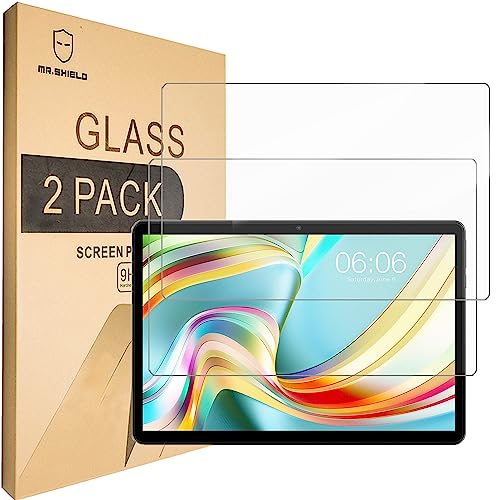 Mr.Shield Schutzfolie Kompatibel mit Teclast P25 Tablet [2 Stück] Schutzglas Schutzglasfolie 9H Härte, HD Klare Displayschutzfolie von Mr.Shield