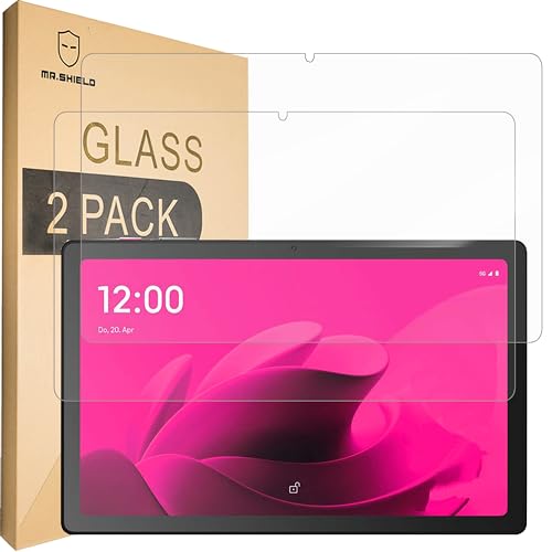 Mr.Shield Schutzfolie Kompatibel mit Telekom T Tablet [2 Stück] Schutzglas Schutzglasfolie 9H Härte, HD Klare Displayschutzfolie von Mr.Shield