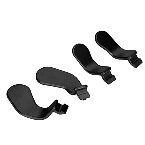 4 Trigger-Paddles und 2 Metall-D-Pads für Elite Controller Series 2, Paddles aus Metall, Edelstahl, Ersatzteile, Elite-Kit, Kompatibel mit Xbox One Elite Controller Series 2 (Schwarz) von Mrisata