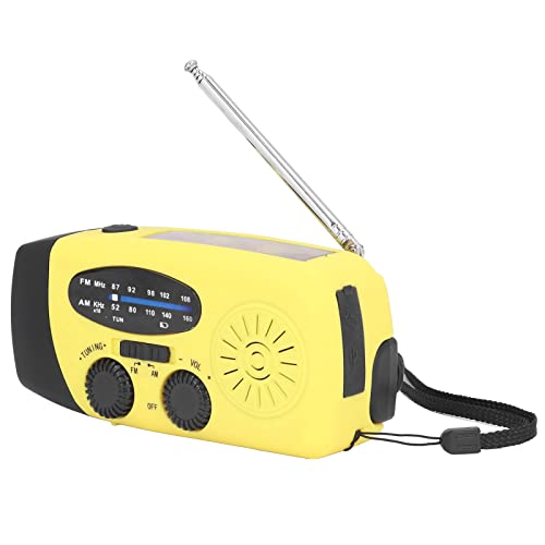 Emergency Solar Hand Crank Radio mit LED -Taschenlampe für Outdoor Camping (Europäisches Modell) von Mrisata