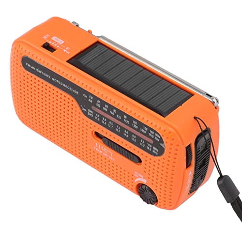 Handkurbel Solar Notfall Wetter Radio mit Taschenlampe für Camping von Mrisata