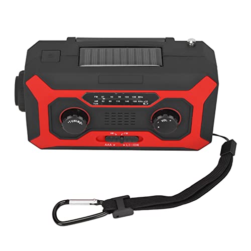 Handkurbel Taschenlampe Radio wasserdichte Notfall Multifunktional Radio LED Taschenlampe Outdoor -Lieferungen (Europäisches Modell) von Mrisata