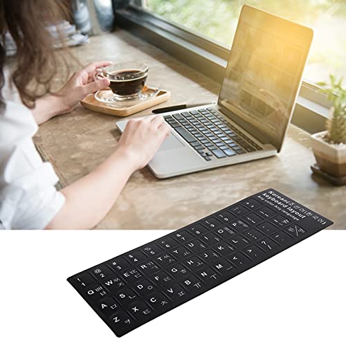 Mrisata Tastatur-Aufkleber, Koreanisches Wasserdichtes Zubehör für 10–17 Zoll Laptop, Notebook, Desktop-Computer von Mrisata