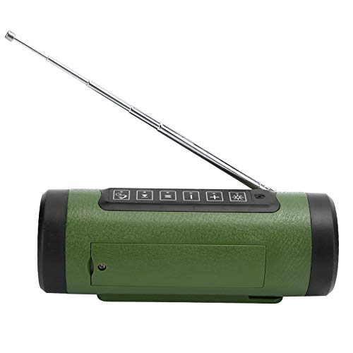 Mrisata Tragbarer Drahtloser -Lautsprecher Subwoofer LED Taschenlampe FM Radio Outdoor Stereo wasserdichte Lautsprecher für Outdoor -Reise von Mrisata