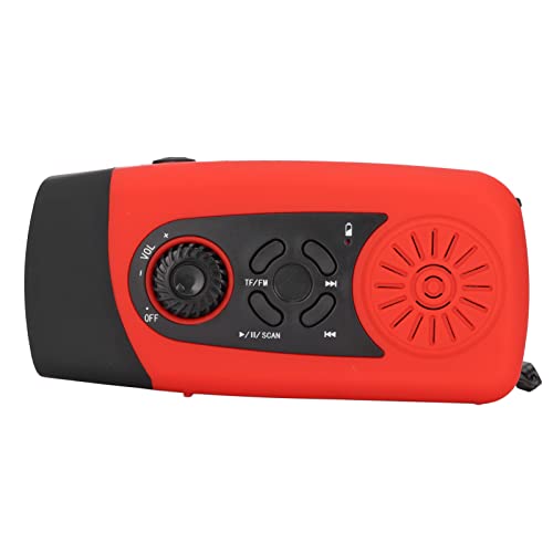 Notfall -Kurbel Radio Solar Powered Tragbares Radio mit Taschenlampe für Outdoor Camping (Europäisches Modell) von Mrisata