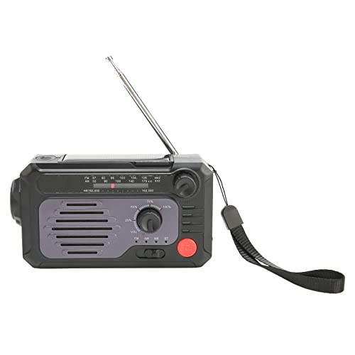 Notfall -Solar -Handkurbelwetter -Radio mit AM FM NOAA Lade -Taschenlampe für Outdoor Camping Notfall -Solar -Handkurbelwetter -Radio mit AM FM NOAA Lade -Taschenlampe für Outdoor Camping von Mrisata