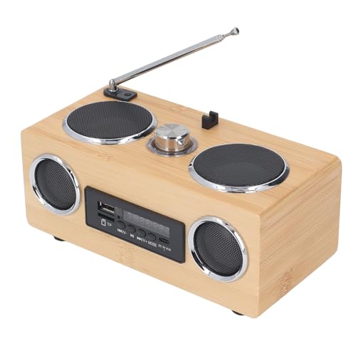 Retro -Lautsprecher Wireless Vintage AM FM Radio Small Vintage Lautsprecher für Party Reisebüro von Mrisata