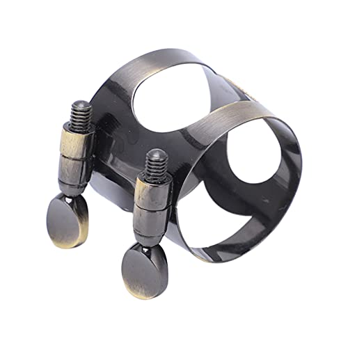 Saxophon-Mundstück-Blattschraube Saxophon-Metallblatt-Clip Saxophon-Metallblatt-Klemme Saxophon-Mundstück-Clip Saxophon-Blattblatt-Mundstückbefestigung Saxophon-Metallklammer von Mrisata