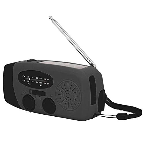Solar Hand Crank Radio LED Taschenlampe Tragbares FM AM WB USB Radio für Notfall -Camping -Wanderungen Kajakfahren Im Freien (Japanischer Stil) von Mrisata