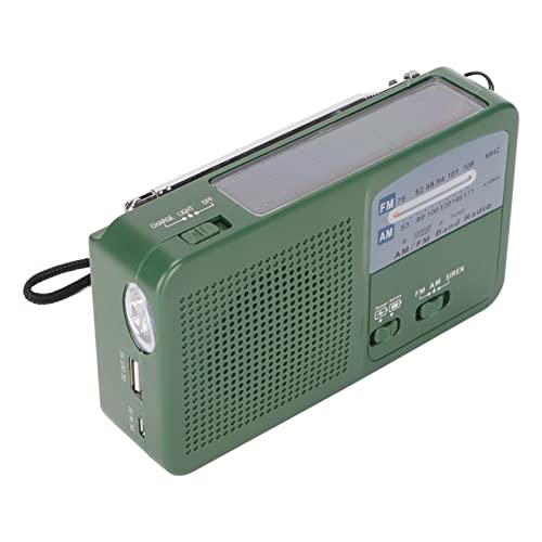Solar Hand Crank Taschenlampe Radio Multifunktional Tragbares Notfallradio für Outdoor -Aktivitäten Solar Hand Crank Taschenlampe Radio Multifunktional Tragbares Notfallradio für Outdoor -Aktivitäten von Mrisata