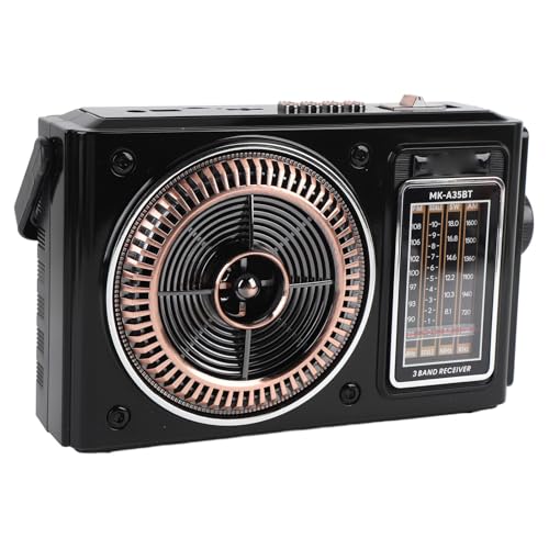 Tragbarer AM FM Shortwave Radio Lautsprecher 4 in 1 Voller Band Radio Car Travel Memory Card Play von Mrisata