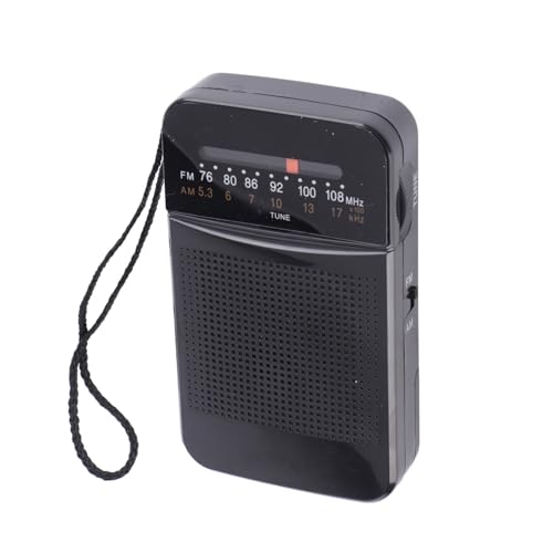 Tragbares AM FM Radio Black Color Headset Steckbar in Loud Lautsprecher AM FM Transistor Radio für Unterhaltungsliebhaber Tragbares AM FM Radio Black Color Headset Steckbar in Loud Lautsprecher AM FM Transistor Radio für Unterhaltungsliebhaber von Mrisata