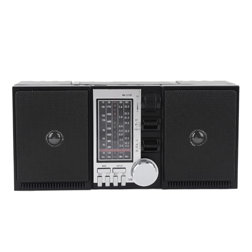Tragbares AM FM SW Radio Lautsprecher Stereo Long Play Time Wiederaufladbare 2400 -mAh -Akku (EU -Stecker) von Mrisata