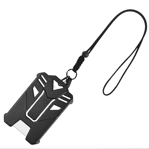 Mrltau 1 set taktischer ID-Kartenhalter, Hals Schlüsselband mit Haken Badge Schlüsselbänder, strapazierfähiger Karabiner-Schlüsselanhänger, für Ausweisclip, Kreditkarten, schwarz Mrltau 1 set taktischer ID-Kartenhalter, Hals Schlüsselband mit Haken Badge Schlüsselbänder, strapazierfähiger Karabiner-Schlüsselanhänger, für Ausweisclip, Kreditkarten, schwarz von Mrltau