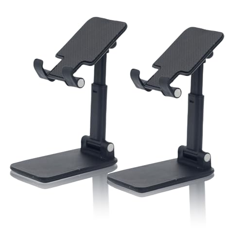 Mrltau 2 pcs Verstellbare Faltbarer Ständer, Rückseite Telefonhalter Tablet Ständer, Höhenverstellbar Handyhalter, für Alle Handys mit Einer Größe von 4 bis 13 Zoll Schwarz. Mrltau 2 pcs Verstellbare Faltbarer Ständer, Rückseite Telefonhalter Tablet Ständer, Höhenverstellbar Handyhalter, für Alle Handys mit Einer Größe von 4 bis 13 Zoll Schwarz. von Mrltau