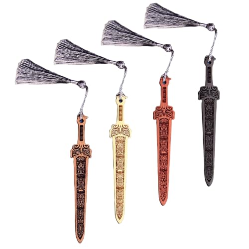 Mrltau 4 Stück Mini Schwert Lesezeichen Holz, Bookmarks For Reading, Book Accessories, Lesezeichen Personalisiert, Lesezeichen Kinder, Lesezeichen Fantasy Mrltau 4 Stück Mini Schwert Lesezeichen Holz, Bookmarks For Reading, Book Accessories, Lesezeichen Personalisiert, Lesezeichen Kinder, Lesezeichen Fantasy von Mrltau