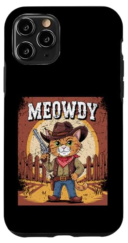 Meowdy Cowboy Funny Cat Western Funny Kätzchen Cartoon Hülle für iPhone 11 Pro Meowdy Cowboy Funny Cat Western Funny Kätzchen Cartoon Hülle für iPhone 11 Pro von Mrpotts73 Funny Cat