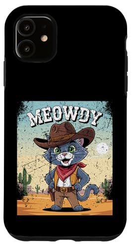 Meowdy Cowboy Funny Cat Western Funny Kätzchen Cartoon Hülle für iPhone 11 Meowdy Cowboy Funny Cat Western Funny Kätzchen Cartoon Hülle für iPhone 11 von Mrpotts73 Funny Cat