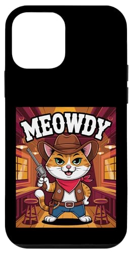 Meowdy Cowboy Funny Cat Western Funny Kätzchen Cartoon Hülle für iPhone 12 mini Meowdy Cowboy Funny Cat Western Funny Kätzchen Cartoon Hülle für iPhone 12 mini von Mrpotts73 Funny Cat