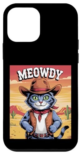 Meowdy Cowboy Funny Cat Western Funny Kätzchen Cartoon Hülle für iPhone 12 mini Meowdy Cowboy Funny Cat Western Funny Kätzchen Cartoon Hülle für iPhone 12 mini von Mrpotts73 Funny Cat