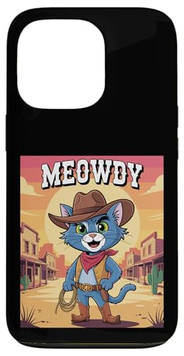 Meowdy Cowboy Funny Cat Western Funny Kätzchen Cartoon Hülle für iPhone 13 Pro Meowdy Cowboy Funny Cat Western Funny Kätzchen Cartoon Hülle für iPhone 13 Pro von Mrpotts73 Funny Cat