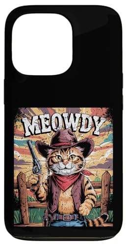 Meowdy Cowboy Funny Cat Western Funny Kätzchen Cartoon Hülle für iPhone 13 Pro Meowdy Cowboy Funny Cat Western Funny Kätzchen Cartoon Hülle für iPhone 13 Pro von Mrpotts73 Funny Cat