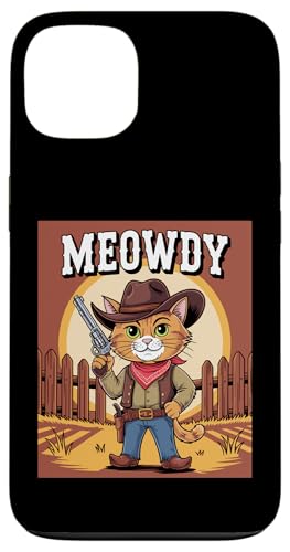 Meowdy Cowboy Funny Cat Western Funny Kätzchen Cartoon Hülle für iPhone 13 Meowdy Cowboy Funny Cat Western Funny Kätzchen Cartoon Hülle für iPhone 13 von Mrpotts73 Funny Cat