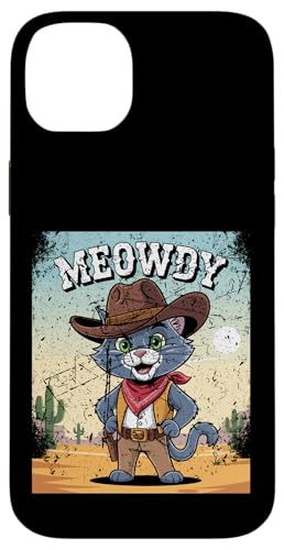 Meowdy Cowboy Funny Cat Western Funny Kätzchen Cartoon Hülle für iPhone 14 Plus Meowdy Cowboy Funny Cat Western Funny Kätzchen Cartoon Hülle für iPhone 14 Plus von Mrpotts73 Funny Cat