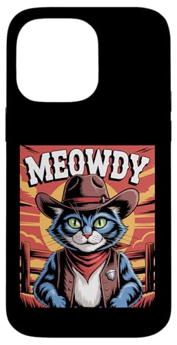 Meowdy Cowboy Funny Cat Western Funny Kätzchen Cartoon Hülle für iPhone 14 Pro Max Meowdy Cowboy Funny Cat Western Funny Kätzchen Cartoon Hülle für iPhone 14 Pro Max von Mrpotts73 Funny Cat