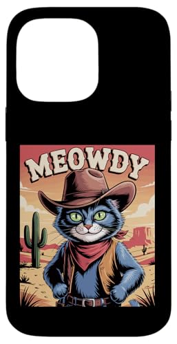 Meowdy Cowboy Funny Cat Western Funny Kätzchen Cartoon Hülle für iPhone 14 Pro Max Meowdy Cowboy Funny Cat Western Funny Kätzchen Cartoon Hülle für iPhone 14 Pro Max von Mrpotts73 Funny Cat