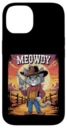 Meowdy Cowboy Funny Cat Western Funny Kätzchen Cartoon Hülle für iPhone 14 Meowdy Cowboy Funny Cat Western Funny Kätzchen Cartoon Hülle für iPhone 14 von Mrpotts73 Funny Cat
