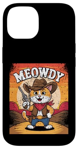 Meowdy Cowboy Funny Cat Western Funny Kätzchen Cartoon Hülle für iPhone 14 Meowdy Cowboy Funny Cat Western Funny Kätzchen Cartoon Hülle für iPhone 14 von Mrpotts73 Funny Cat