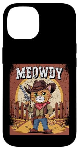 Meowdy Cowboy Funny Cat Western Funny Kätzchen Cartoon Hülle für iPhone 14 Meowdy Cowboy Funny Cat Western Funny Kätzchen Cartoon Hülle für iPhone 14 von Mrpotts73 Funny Cat