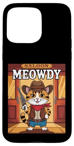 Meowdy Cowboy Funny Cat Western Funny Kätzchen Cartoon Hülle für iPhone 15 Pro Max Meowdy Cowboy Funny Cat Western Funny Kätzchen Cartoon Hülle für iPhone 15 Pro Max von Mrpotts73 Funny Cat