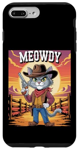Meowdy Cowboy Funny Cat Western Funny Kätzchen Cartoon Hülle für iPhone 7 Plus/8 Plus Meowdy Cowboy Funny Cat Western Funny Kätzchen Cartoon Hülle für iPhone 7 Plus/8 Plus von Mrpotts73 Funny Cat