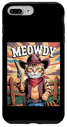 Meowdy Cowboy Funny Cat Western Funny Kätzchen Cartoon Hülle für iPhone 7 Plus/8 Plus Meowdy Cowboy Funny Cat Western Funny Kätzchen Cartoon Hülle für iPhone 7 Plus/8 Plus von Mrpotts73 Funny Cat