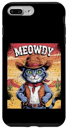 Meowdy Cowboy Funny Cat Western Funny Kätzchen Cartoon Hülle für iPhone 7 Plus/8 Plus Meowdy Cowboy Funny Cat Western Funny Kätzchen Cartoon Hülle für iPhone 7 Plus/8 Plus von Mrpotts73 Funny Cat