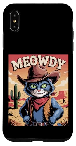 Meowdy Cowboy Funny Cat Western Funny Kätzchen Cartoon Hülle für iPhone XS Max Meowdy Cowboy Funny Cat Western Funny Kätzchen Cartoon Hülle für iPhone XS Max von Mrpotts73 Funny Cat