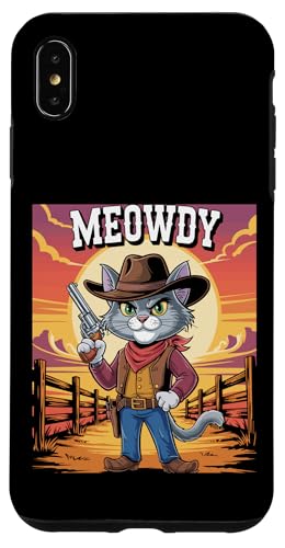 Meowdy Cowboy Funny Cat Western Funny Kätzchen Cartoon Hülle für iPhone XS Max Meowdy Cowboy Funny Cat Western Funny Kätzchen Cartoon Hülle für iPhone XS Max von Mrpotts73 Funny Cat