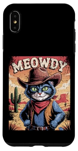 Meowdy Cowboy Funny Cat Western Funny Kätzchen Cartoon Hülle für iPhone XS Max Meowdy Cowboy Funny Cat Western Funny Kätzchen Cartoon Hülle für iPhone XS Max von Mrpotts73 Funny Cat