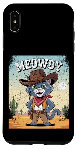 Meowdy Cowboy Funny Cat Western Funny Kätzchen Cartoon Hülle für iPhone XS Max Meowdy Cowboy Funny Cat Western Funny Kätzchen Cartoon Hülle für iPhone XS Max von Mrpotts73 Funny Cat