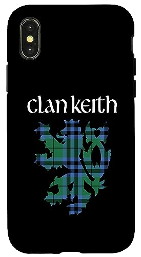 Clan Keith Tartan schottischer Familienname Scotland Pride Hülle für iPhone X/XS von Mrpotts73 Schottischer Löwe