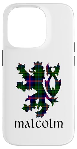 Clan Malcolm Tartan Schottischer Familienname Scotland Pride Hülle für iPhone 14 Pro von Mrpotts73 Schottischer Löwe