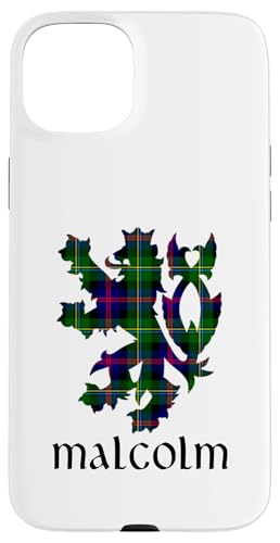 Clan Malcolm Tartan Schottischer Familienname Scotland Pride Hülle für iPhone 15 Plus von Mrpotts73 Schottischer Löwe