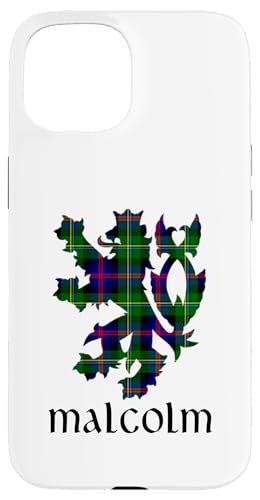 Clan Malcolm Tartan Schottischer Familienname Scotland Pride Hülle für iPhone 15 von Mrpotts73 Schottischer Löwe