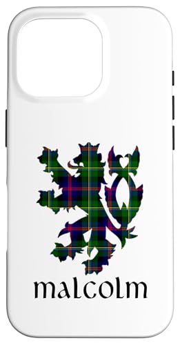 Clan Malcolm Tartan Schottischer Familienname Scotland Pride Hülle für iPhone 16 Pro von Mrpotts73 Schottischer Löwe