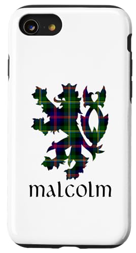 Clan Malcolm Tartan Schottischer Familienname Scotland Pride Hülle für iPhone SE (2020) / 7 / 8 von Mrpotts73 Schottischer Löwe