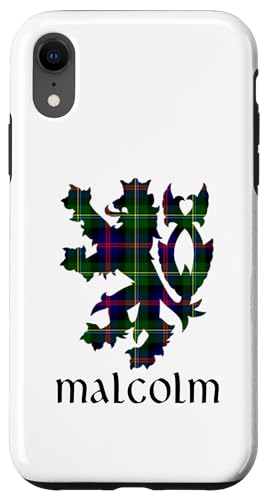 Clan Malcolm Tartan Schottischer Familienname Scotland Pride Hülle für iPhone XR von Mrpotts73 Schottischer Löwe